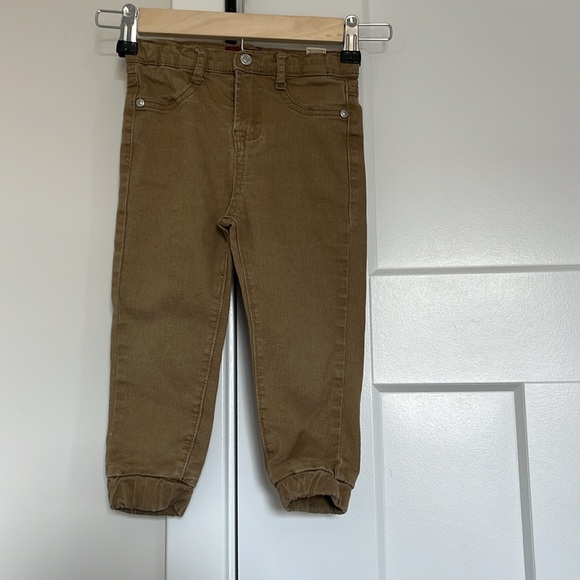 Boy’s Tan Jeans Pants Size 2T - Picture 1 of 7